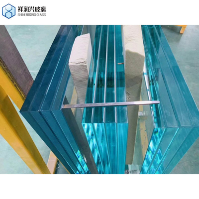 10 mm 1.52 PVB 10 mm 21.52 mm Ultra chiaro Basso ferro Temperato vetro laminato Vsg di sicurezza per esterni 5