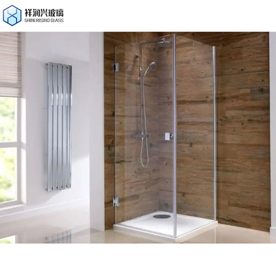 Richiesta personalizzata GB15763.2-2005 Porta doccia rettangolare in vetro temperato per bagno domestico