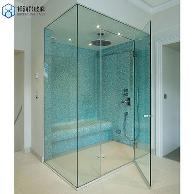 90cm Luxury One Piece Rose Gold Casella doccia in acciaio inossidabile con vetro temperato