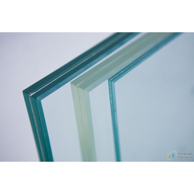 Vetro 4mm 12mm EVA Film Decorative Fence Pattern Ribbed Laminated Window Glass con Certificate Tempered Laminated Glass