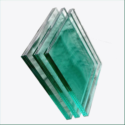Materiali da costruzione pannello vetrato sandwich piatto e piegato vetro laminato temperato 8.76mm 442 PVB vetro laminato M2