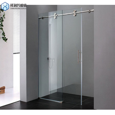 Bagno 6mm Tempered Small Shower Screen Silver Pivot Shower Door per la personalizzazione