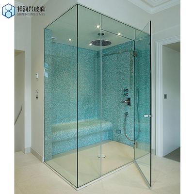 Bagno 6mm Tempered Small Shower Screen Silver Pivot Shower Door per la personalizzazione