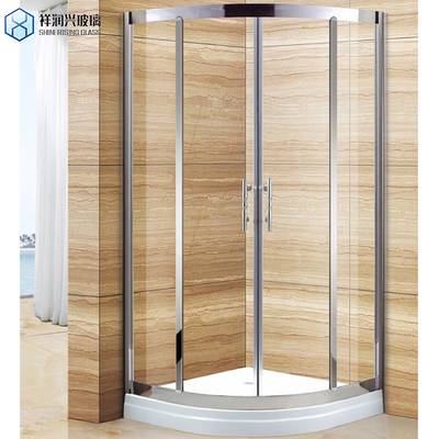 Bagno 6mm Tempered Small Shower Screen Silver Pivot Shower Door per la personalizzazione