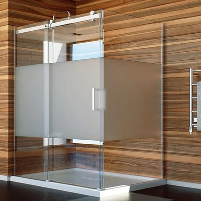 Forma del ventilatore Due porte scorrevoli Cabina doccia con vetro temperato e richiesta personalizzata