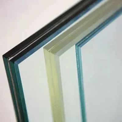 Scale in vetro con bordo piatto lucidato e vetro laminato temperato