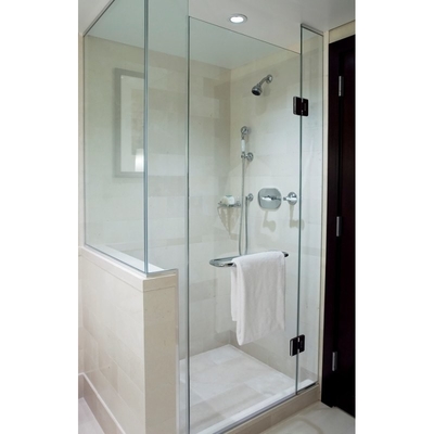 Porta della doccia del bagno moderna personalizzata con acciaio inossidabile 304 e vetro temperato