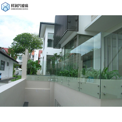 6mm THK Safety Building Tempered Float Glass con colore di ferro basso tintato ricoperto
