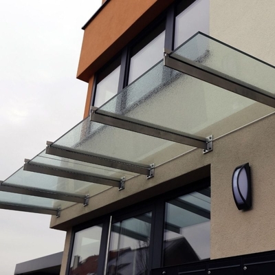 3 mm a 75 mm di spessore Vetro laminato in immersione termica multi strato PVB arredamento curvo temperato