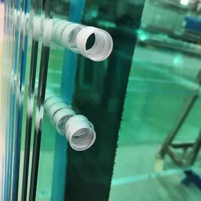 Balustrade di vetro laminato ultra trasparente personalizzata con vetro PVB o Sgp a più strati