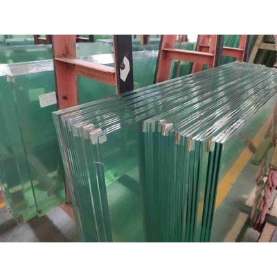 6mm 8mm 10mm 12mm Green Tempered Building Toughened Glass per il grado di acciaio supertemperato