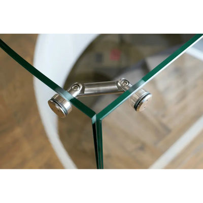 Tavolini in vetro temperato di spessore 3 mm-19 mm di vetro trasparente con margine grande a guinzaglio