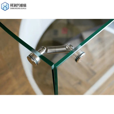 Tavolini in vetro temperato di spessore 3 mm-19 mm di vetro trasparente con margine grande a guinzaglio