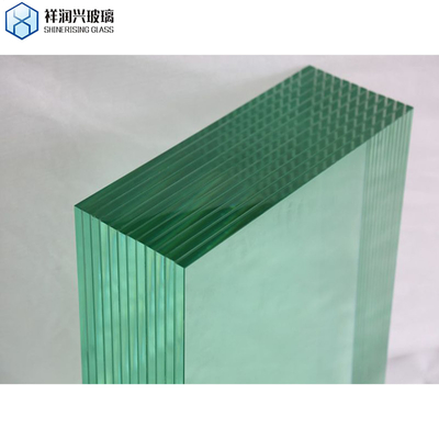 Vetro laminato bianco trasparente di tipo strato comune da 6,38 mm per progetti di architettura