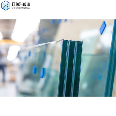 Porte di costruzione con punto di fusione ad alta temperatura vetro laminato temperato trasparente