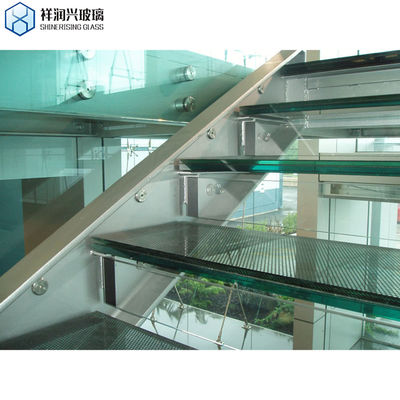 Porte di costruzione con punto di fusione ad alta temperatura vetro laminato temperato trasparente