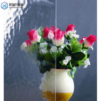 5mm 8mm 2100mmx2400mm Ultra Clear Moru Figured Glass per mobili cinesi