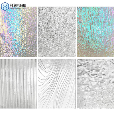 Bronzo chiaro Karatachi Qingdao Brillante mistlite Flora Flauted Pattern Glass 7-14 giorni