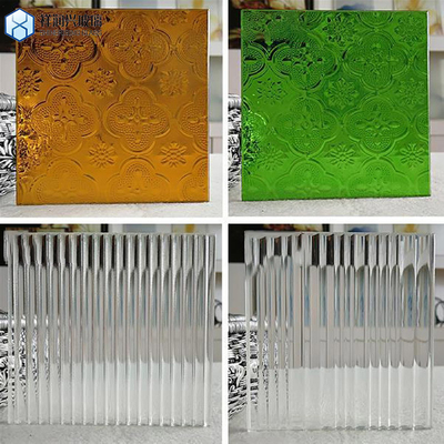Bronzo chiaro Karatachi Qingdao Brillante mistlite Flora Flauted Pattern Glass 7-14 giorni