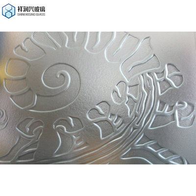 Bronzo chiaro Karatachi Qingdao Brillante mistlite Flora Flauted Pattern Glass 7-14 giorni