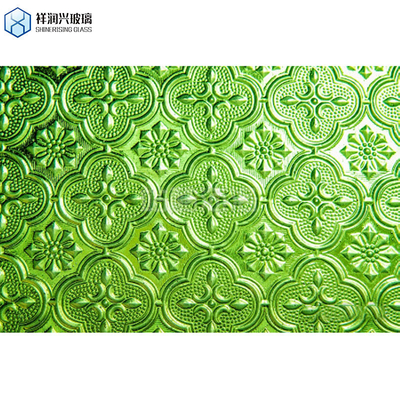 Bronzo chiaro Karatachi Qingdao Brillante mistlite Flora Flauted Pattern Glass 7-14 giorni