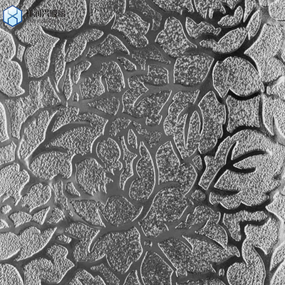 Disegno di vetro di figura oscura Moru Nashiji Flora Mayflower Pattern Art Vetro colorato