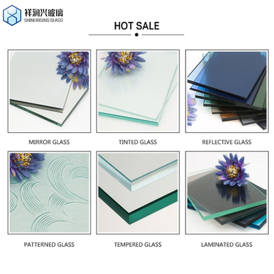 Vetro a modello per porte, finestre e divisori di stanze Vetro decorativo verniciato colore chiaro