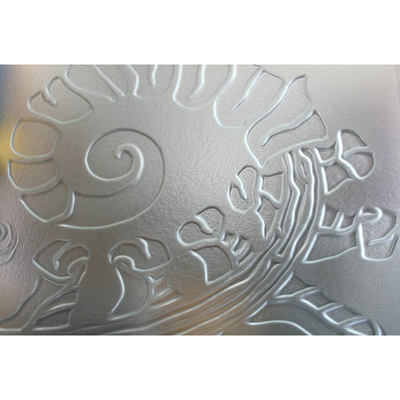 Fornitura di vetro decorativo da 5 mm vetro per vetri da finestra per vetri da porta SGS certificato