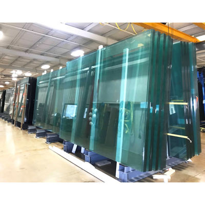 Vetro di sicurezza laminato temperato da 12 mm per pavimenti in vetro e vetro temperato certificato ISO