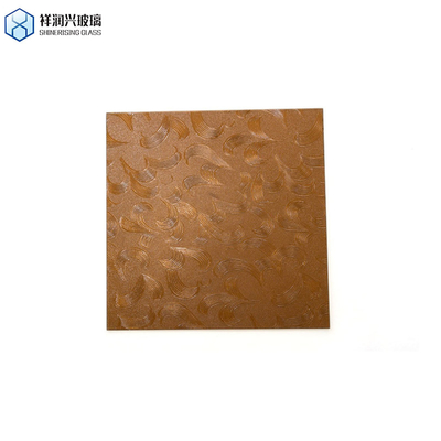 2mm 3mm 4mm 5mm 6mm 8mm 10mm Vetro ultra trasparente galleggiante vetro in rilievo marrone per edifici