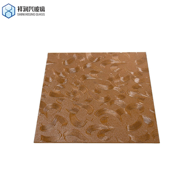2mm 3mm 4mm 5mm 6mm 8mm 10mm Vetro ultra trasparente galleggiante vetro in rilievo marrone per edifici