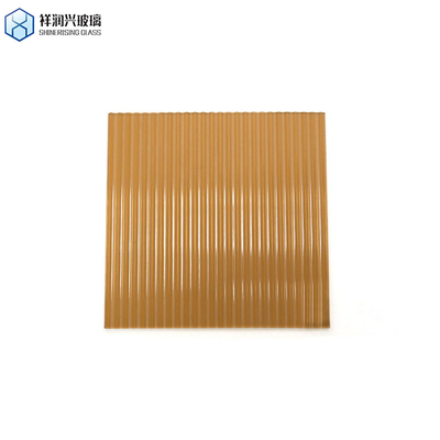 Customization Decorative Tempered Ceramic Glass with Unique Pattern Brown Embossed Glass (Vettura ceramica temperata decorativa con disegno unico)