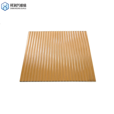 Pioggia/Diamante/Acqua Vetro a disegno da 3 a 10 mm Bronzo Moru Figure Vetro a disegno marrone