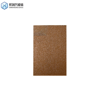 Pioggia/Diamanti/Arte d'acqua Decorativa Chimica Temperato Vetro Presso Qingdao Modello Vetro in rilievo Marrone
