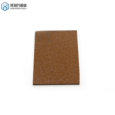 Pioggia/Diamanti/Arte d'acqua Decorativa Chimica Temperato Vetro Presso Qingdao Modello Vetro in rilievo Marrone