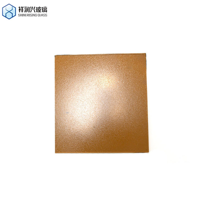 Acqua marrone Diamante in rilievo Curva Toughened Shower Screen Vetro richiesta personalizzata
