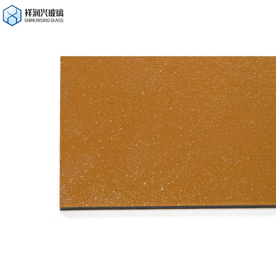 Acqua marrone Diamante in rilievo Curva Toughened Shower Screen Vetro richiesta personalizzata