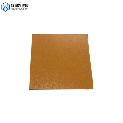 Vetro a disegno marrone decorativo a colori colorati chiari da 4 mm per la domanda di architettura