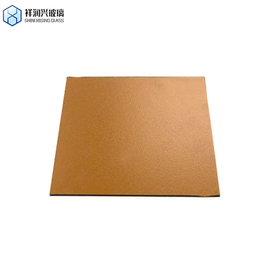 Vetro a disegno marrone decorativo a colori colorati chiari da 4 mm per la domanda di architettura