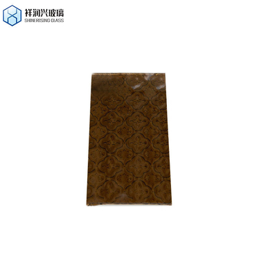 Certificato ISO 3mm-8mm di bronzo chiaro Karatachi Qingdao Mistlite Flora Fluted Pattern Glass