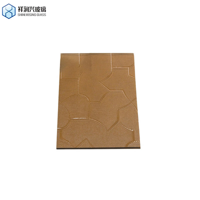 Vetro galleggiante con punteggi di pioggia 4mm 6mm 8mm 12mm Vetro a forma temperata