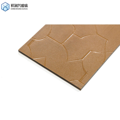 Vetro galleggiante con punteggi di pioggia 4mm 6mm 8mm 12mm Vetro a forma temperata