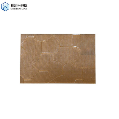 Vetro galleggiante con punteggi di pioggia 4mm 6mm 8mm 12mm Vetro a forma temperata