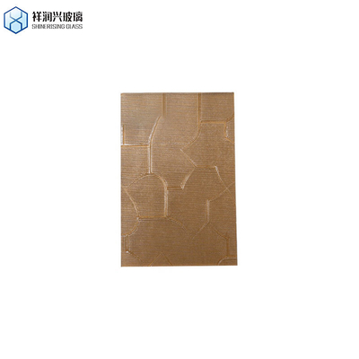Vetro galleggiante con punteggi di pioggia 4mm 6mm 8mm 12mm Vetro a forma temperata