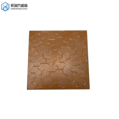 Vetro galleggiante con punteggi di pioggia 4mm 6mm 8mm 12mm Vetro a forma temperata