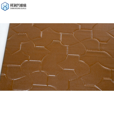 Vetro galleggiante con punteggi di pioggia 4mm 6mm 8mm 12mm Vetro a forma temperata