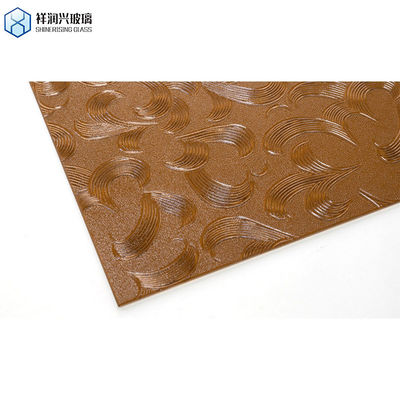 Modello Moru riflettente vetro Art vetro marrone vetro in rilievo 4mm 5mm 8mm 10mm per vetro