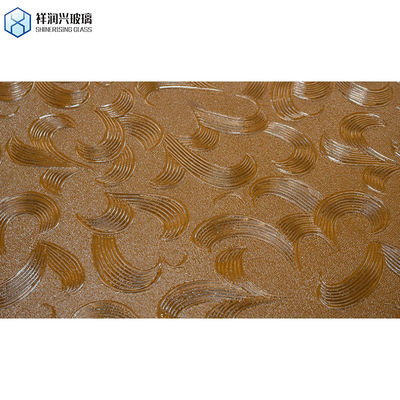 Modello Moru riflettente vetro Art vetro marrone vetro in rilievo 4mm 5mm 8mm 10mm per vetro