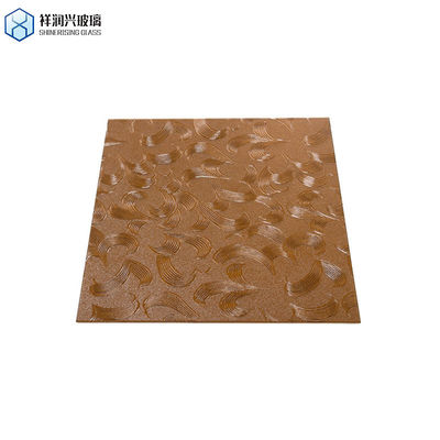 Modello Moru riflettente vetro Art vetro marrone vetro in rilievo 4mm 5mm 8mm 10mm per vetro