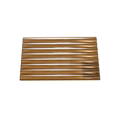 Vetro di sicurezza a modello di bolla laminato certificato SGS per la progettazione artistica di finestre e porte